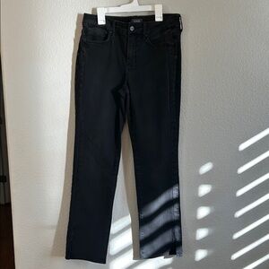 NYDJ Women's Classic Black Straight Leg Jeans